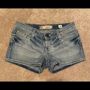 BKE Starlite size 26 jean shorts